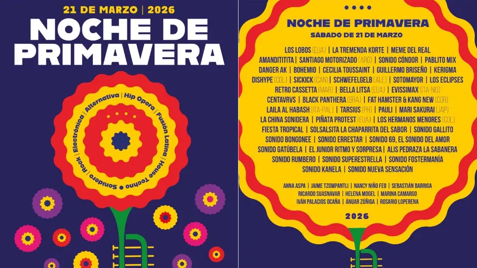 Festival Noche de Primavera 2026: sedes, artistas y el Gran Baile Sonidero en el Zócalo