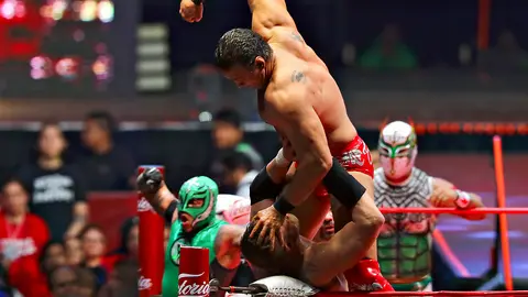 Alberto N en una función de lucha libre | Imago7