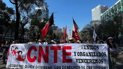 CNTE presiona a Sheinbaum y advierte protestas en el Mundial 2026