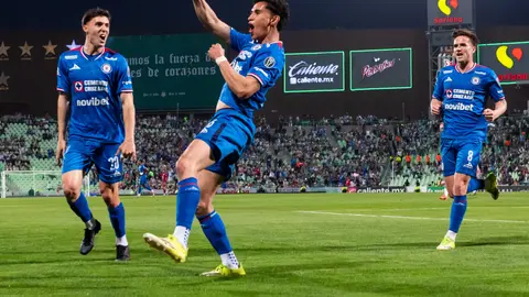 Jeremy Márquez festeja el primer gol del partido | MEXSPORT