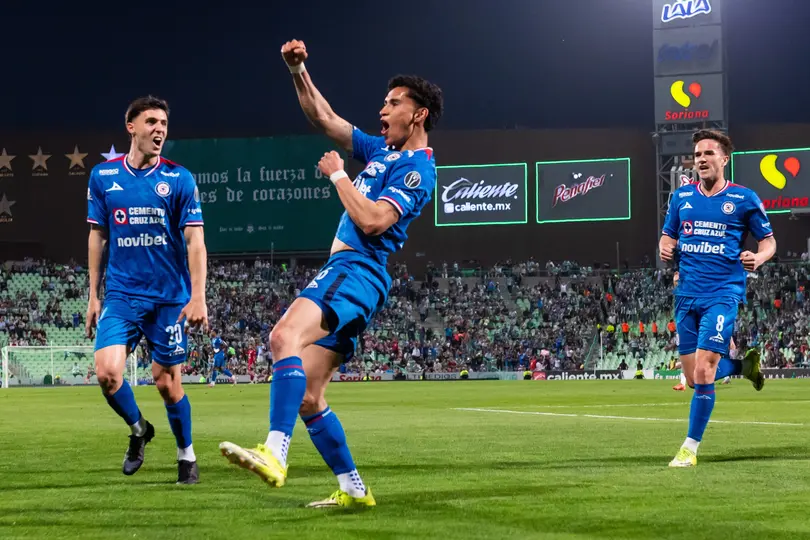 Jeremy Márquez festeja el primer gol del partido | MEXSPORT