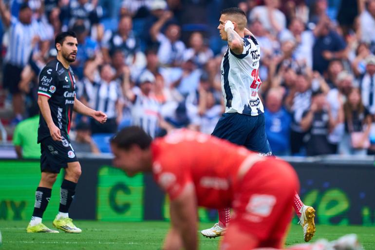 Uros Durdevic celebrando su gol ante el Atlético de Madrid | MEXSPORT