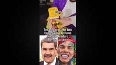 6ix9ine mostró una figura de Bob Esponja firmada por Nicolás Maduro