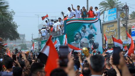 ¡Fiesta nacional! Irak celebra histórica clasificación a la Copa del Mundo 2026
