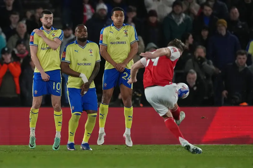 Viktor Gyökeres anotandole a  Southampton en la FA Cup | AP