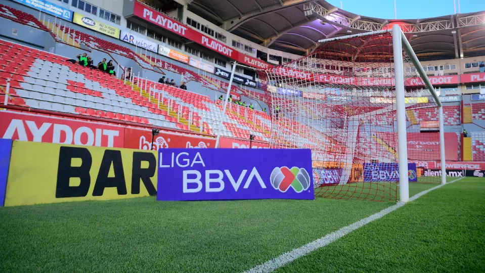 Logo de la Liga MX en el Estadio Victoria | IMAGO7