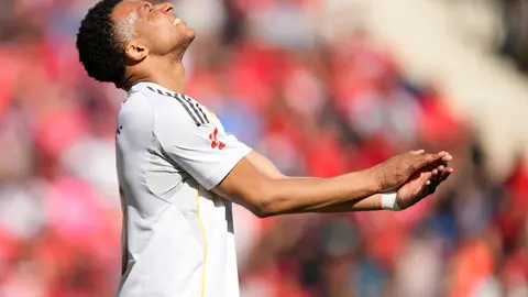 Mbappé se lamenta en el partido Mallorca vs Real Madrid | AP