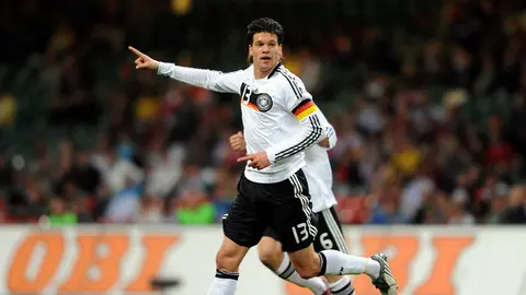 Michael Ballack en juego con la Selección de Alemania I MEXSPORT