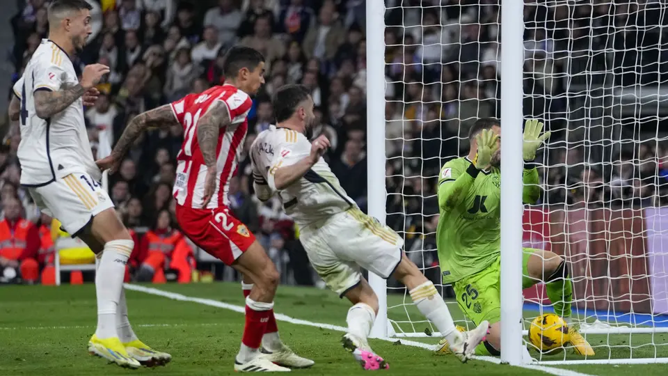 Almería, en partido ante Real Madrid | AP