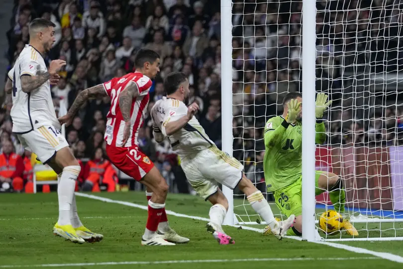 Almería, en partido ante Real Madrid | AP