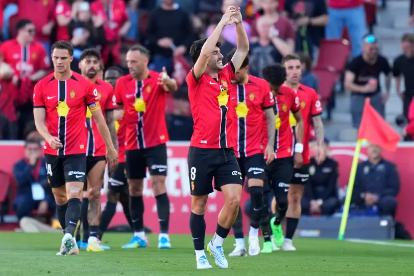Morlanes celebra gol de Mallorca sobre el Real Madrid | AP