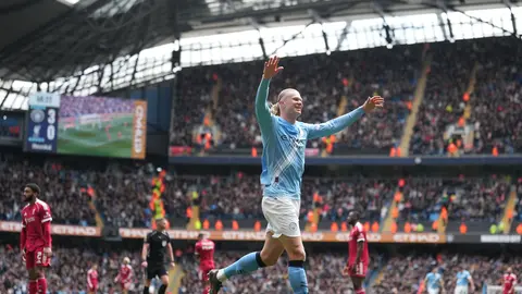 Manchester City golea y elimina al Liverpool de la FA Cup con hat-trick de Haaland