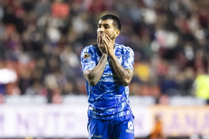 Ángel Correa, de Tigres, en lamento en el partido ante Xolos en el Clausura 2026 | IMAGO7