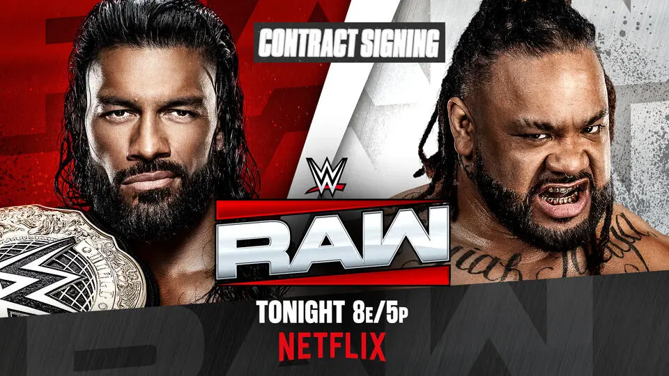 Roman y Jacob firmarán contrato este lunes 4 de mayo en Raw | wwe.com