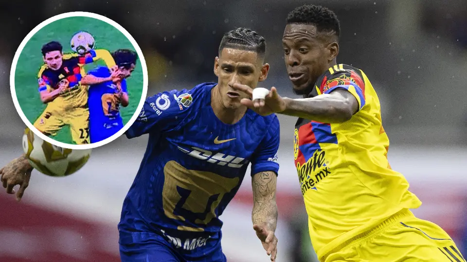 Más polémicas en el América vs. Pumas: reclaman falta previa en el penal del empate de las Águilas