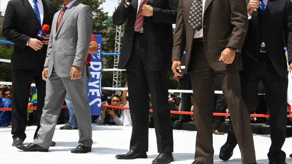 Eduardo Lamazón con Manny Pacquiao, Carlos Aguilar, Juan Manuel  Márquez y Rodolfo Vargas | MEXSPORT