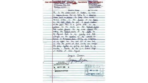 El exlíder del Cártel de Sinaloa pidió liberación, nuevo juicio y revisión de su sentencia./ X