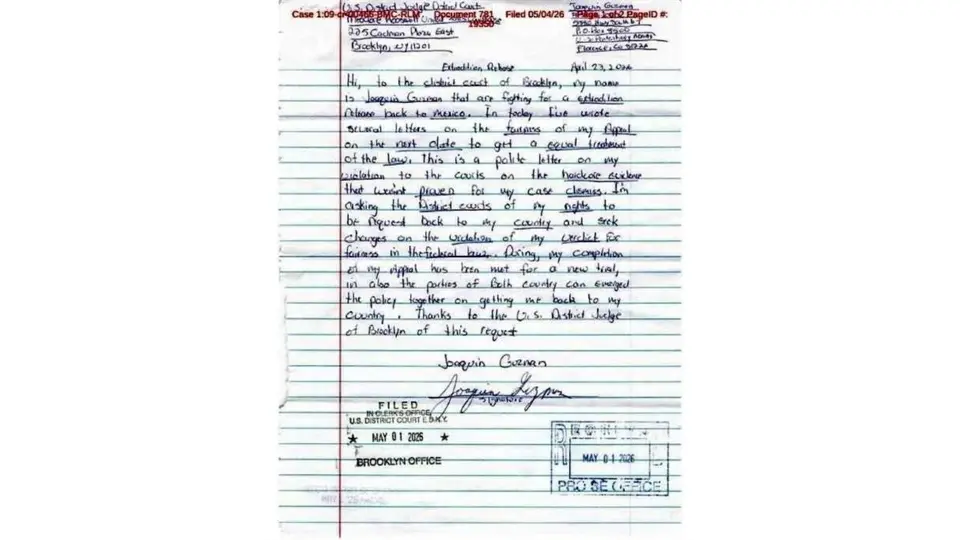 El exlíder del Cártel de Sinaloa pidió liberación, nuevo juicio y revisión de su sentencia./ X