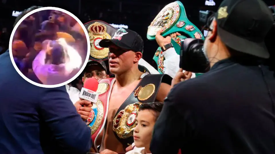 ¡Se fue antes de su pelea! Saúl ‘Canelo’ Álvarez abandona la arena previo a la llegada de David Benavidez