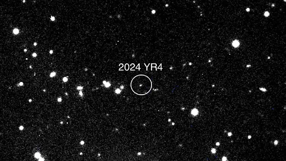 El asteroide YR4 fue detectado en 2024 por una estación ubicada en Chile/NASA