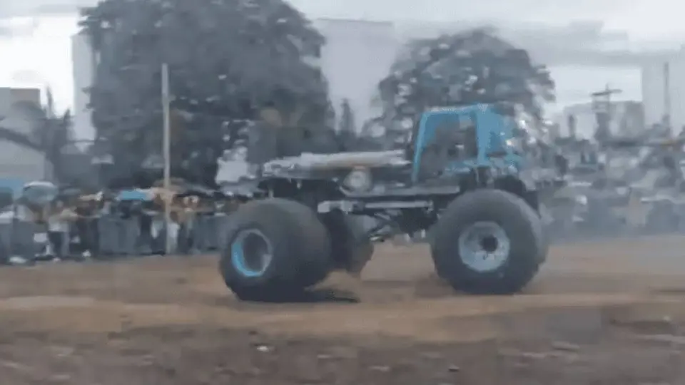 El evento era una exhibición de este tipo de camiones que se realizaba en Popayán