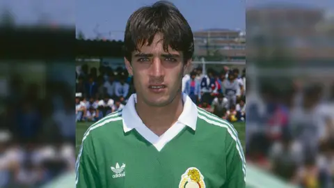 Javier 'Chícharo' Hernández, en el Mundial México 1986. l MEXSPORT