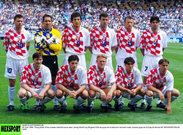 La selección de Croacia en Francia 98 | MEXSPORT