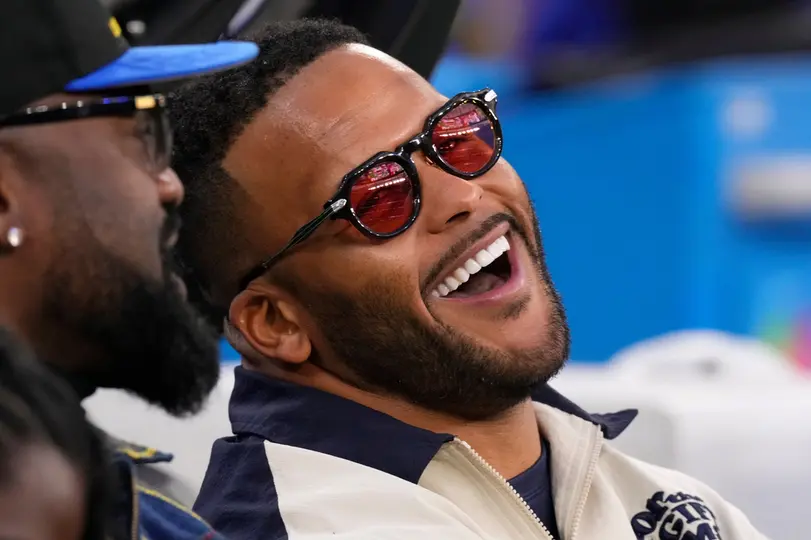 Aaron Donald, con Los Angeles Rams | AP