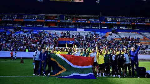 Pachuca recibió a Sudáfrica en el Estadio Hidalgo | X @Tuzos