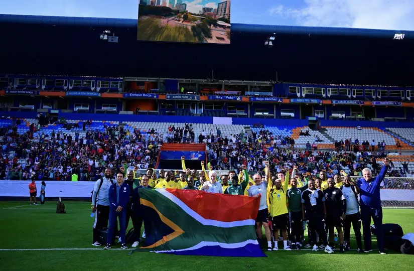 Pachuca recibió a Sudáfrica en el Estadio Hidalgo | X @Tuzos