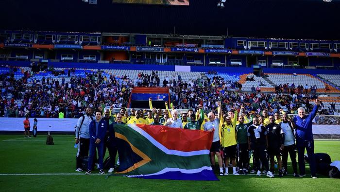 Pachuca recibió a Sudáfrica en el Estadio Hidalgo | X @Tuzos