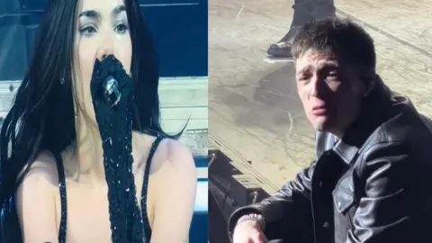El rumor de su ruptura comenzó cuando ambos lloraron en sus respectivos conciertos / Especial