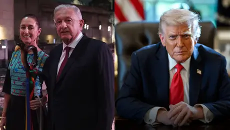 AMLO acusa embestida de EU contra México, defiende a Sheinbaum y se lanza contra Trump