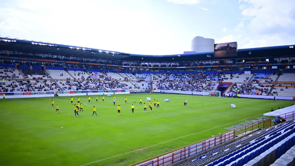 Sudáfrica ya sumó múltiples entrenamientos en las instalaciones de Pachuca | X @Tuzos