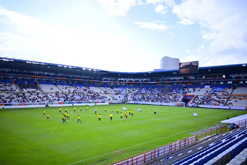Sudáfrica ya sumó múltiples entrenamientos en las instalaciones de Pachuca | X @Tuzos