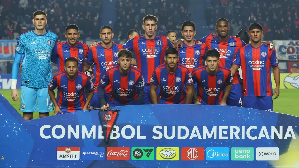 Jugadores de San Lorenzo en la Copa Sudamericana | AFP