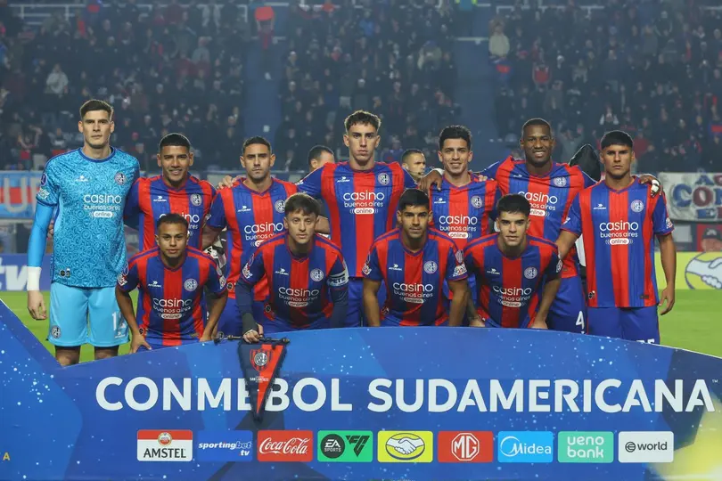 Jugadores de San Lorenzo en la Copa Sudamericana | AFP