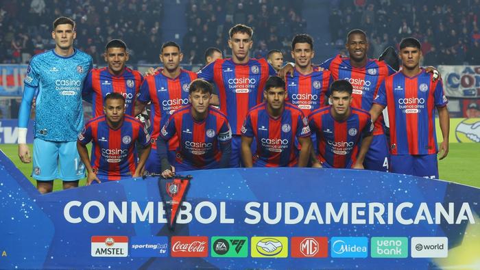 Jugadores de San Lorenzo en la Copa Sudamericana | AFP