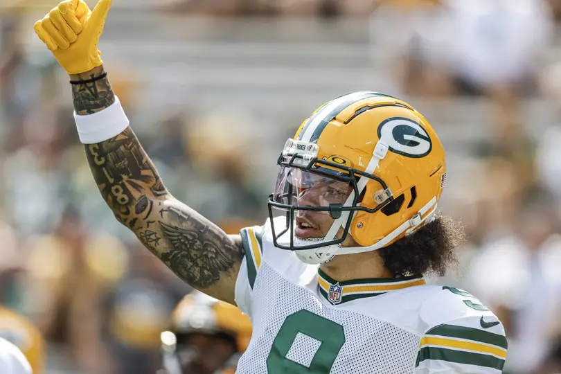 Christian Watson, jugador de los Packers | AP