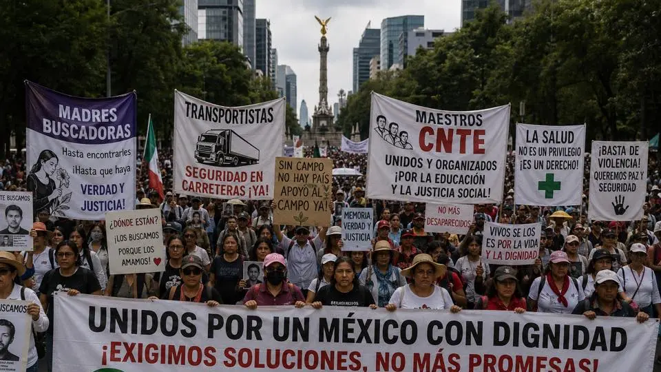 La marcha sería en demanda por los problemas de seguridad que azota a México / Redes Sociales
