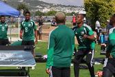 Sudáfrica ya entrena en México | X @BafanaBafana