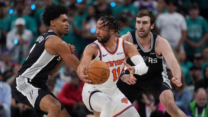 Jalen Brunson en el Juego 1 de la NBA Finals | AP