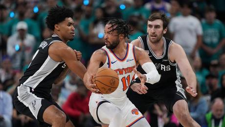 Jalen Brunson en el Juego 1 de la NBA Finals | AP