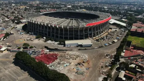 La zona sur de la capital será una de las áreas con mayor movimiento debido a las actividades programadas en el Estadio Ciudad de México./ AP