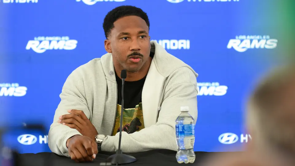 Myles Garrett, con Los Angeles Rams | AP