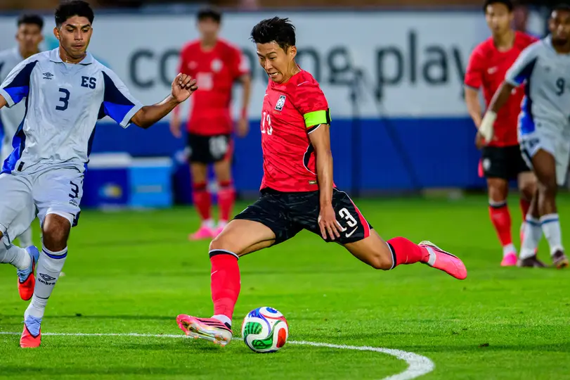 Son Heung-Min en amistosos vs El Salvador | AP