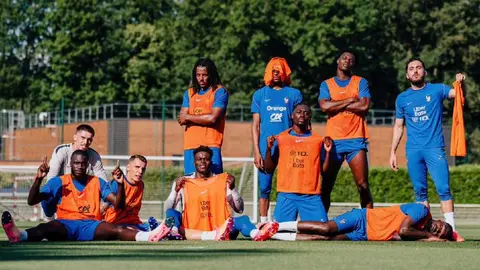 Selección de Francia en preparación rumbo a la Copa del Mundo | x:@equipedefrance