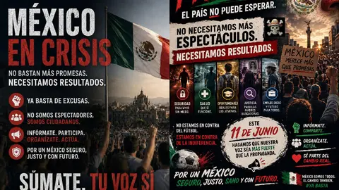 Estas son las convocatorias que están armando La Generación Z en redes sociales / FB: @GeneraciónZMéxicoInforma