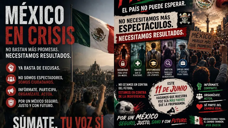 Estas son las convocatorias que están armando La Generación Z en redes sociales / FB: @GeneraciónZMéxicoInforma