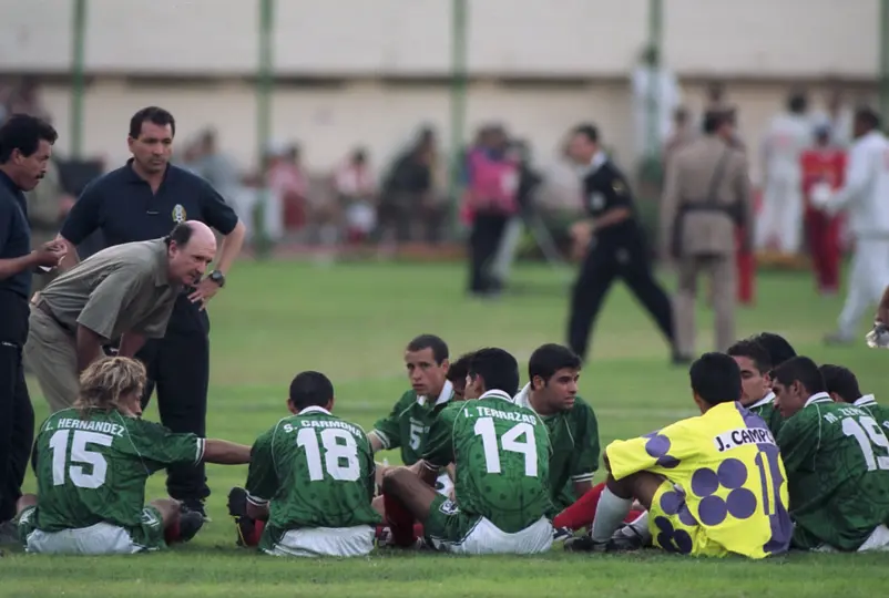Manuel Lapuente, entrenador del Tricolor, durante el Mundial de Francia 1998 | MEXSPORT